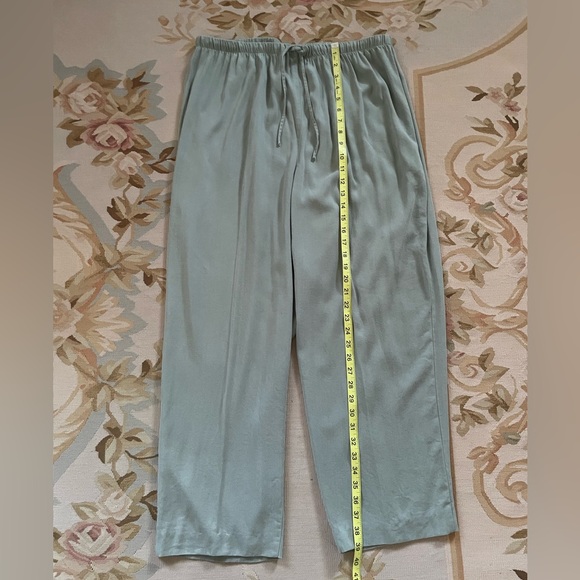 Soft, sage green tencel pants size large by Sag Harbor - Picture 5 of 6